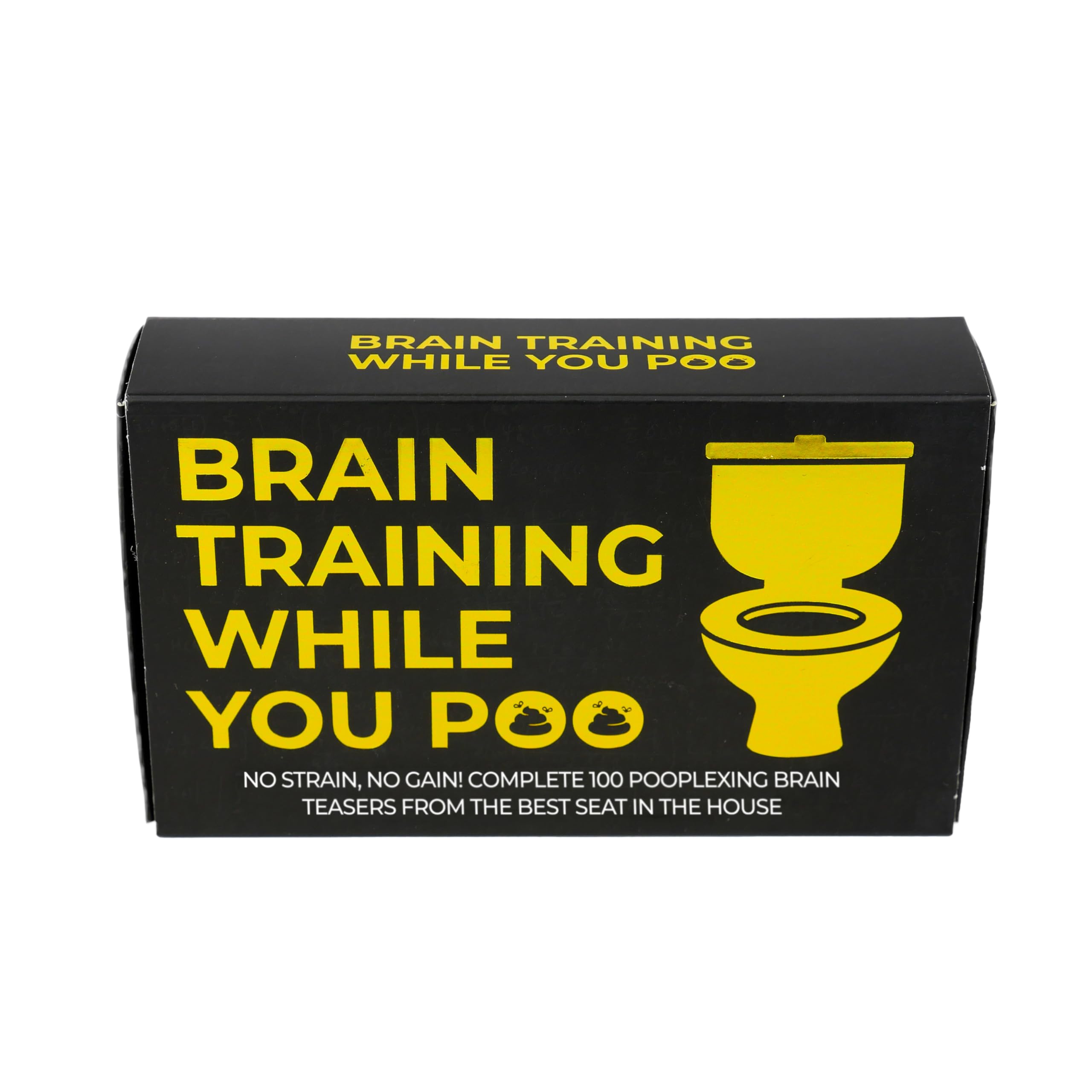 Gift Republic  Black Brain Training While You Poo, Sports Direct