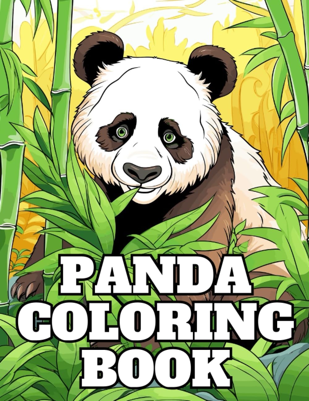 Panda Coloring Book: For Kids, Teens & Adults, Stress Relief & Relaxation