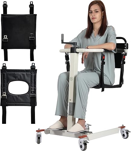 Miniatura 9 de Silla de transferencia de pacientes para el hogar, ayuda de elevación portátil para automóvil, asistencia de elevación para ancianos, silla