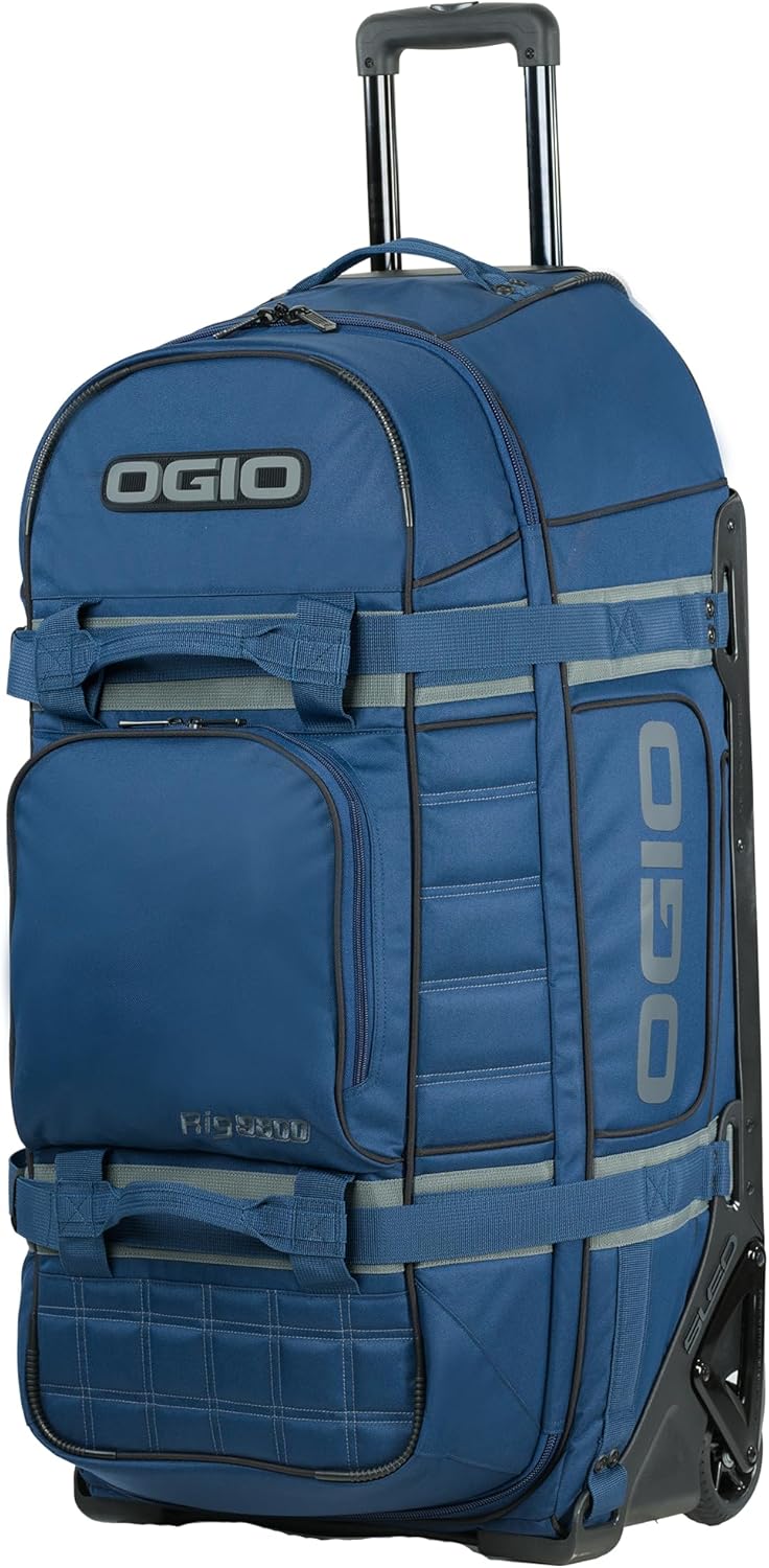 OGIO RIG 9800 Wheeled Gear Bag Blue/Gray