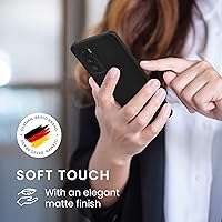 Vista 4 de kwmobile Funda compatible con Motorola Edge 30 - Funda protectora de silicona TPU suave y delgada, color negro mate