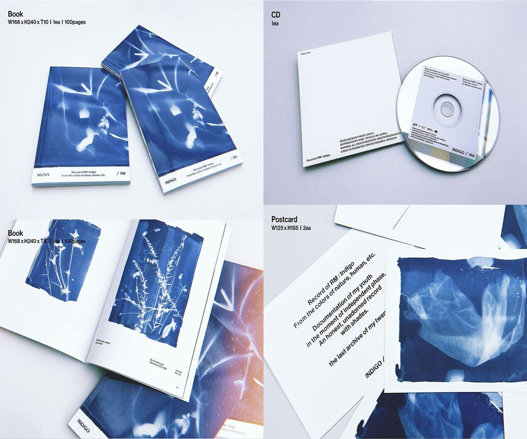 BTS RM - INDIGO BOOK EDITION インディゴ 初回限定盤 Amazon.co.jp: RM 'Indigo' Book Edition（韓国盤）: ミュージック