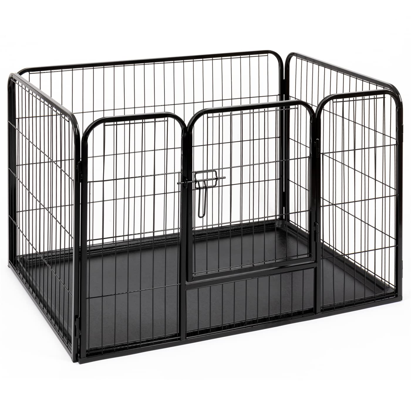 VOSS.PET Welpenauslauf XXL mit Bodenwanne, Welpengitter, Kleintier Freilaufgehege 108x73x70cm