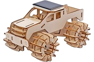 Solar 3D 3D Monster Truck Solar Puzzle - DIY Assembly Kit