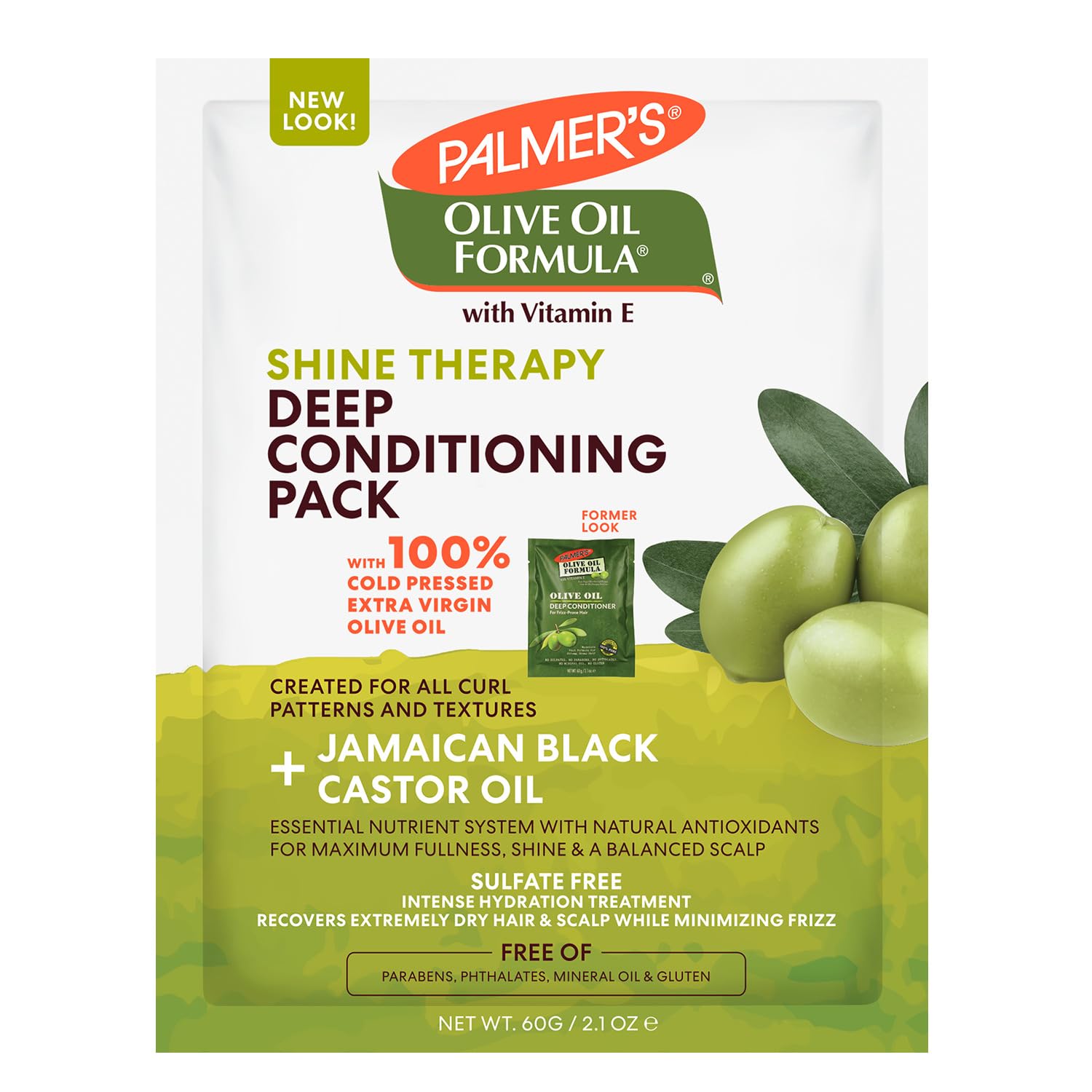 Palmer's Olive Oil Conditioner Pack For Shine, Volume & Balanced Scalp-60Gm (Pack Of 2),1 Count-image-10