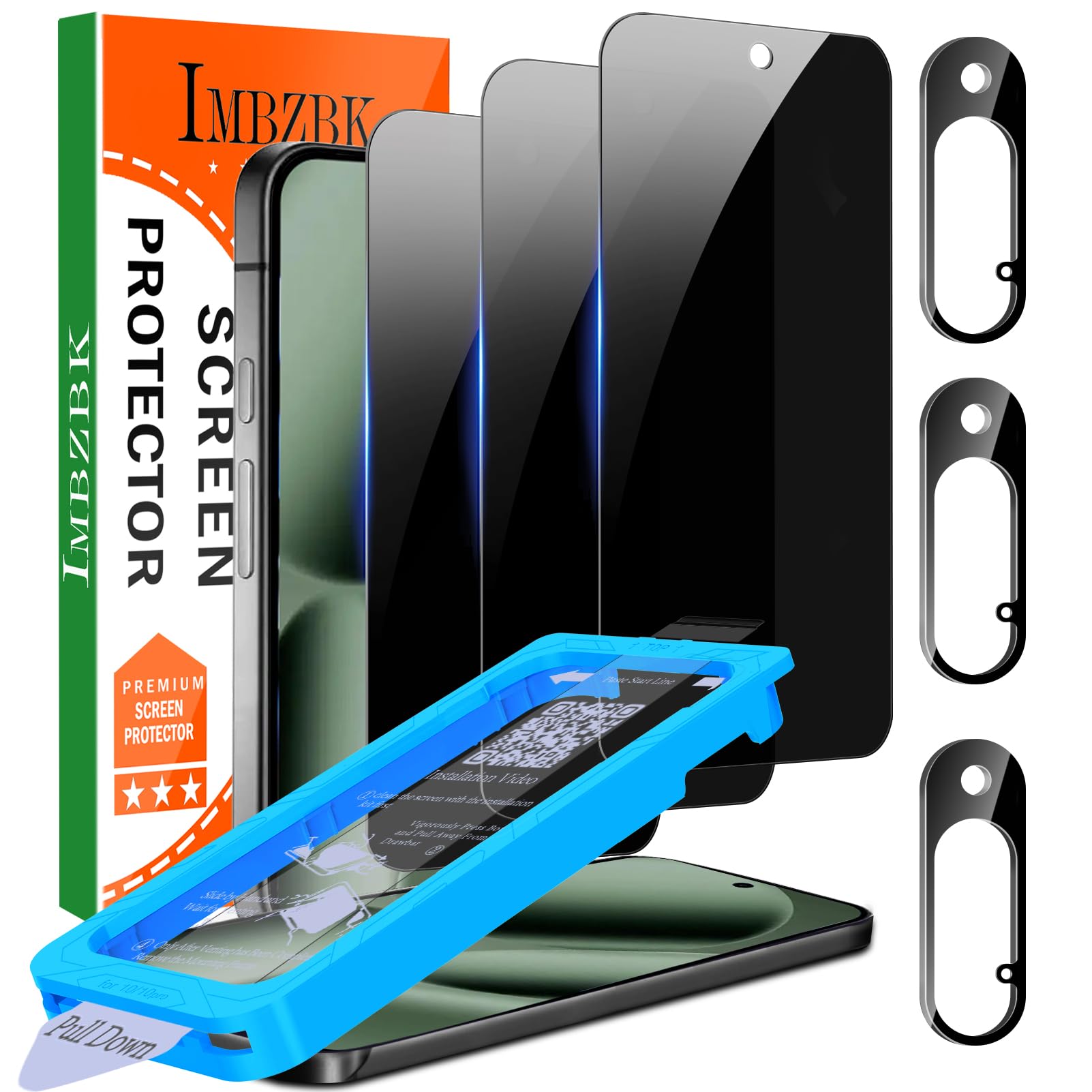 Amazon.com: IMBZBK [Auto-Dust Removal] 3 Pack Privacy Screen