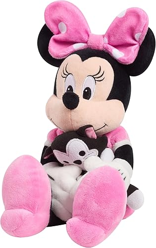 Miniatura 5 de Disney Classics Lil Friends Minnie Mouse y Figaro - Animal de peluche grande de 16.5 pulgadas, juguetes para niños a partir de 2 años Just Play