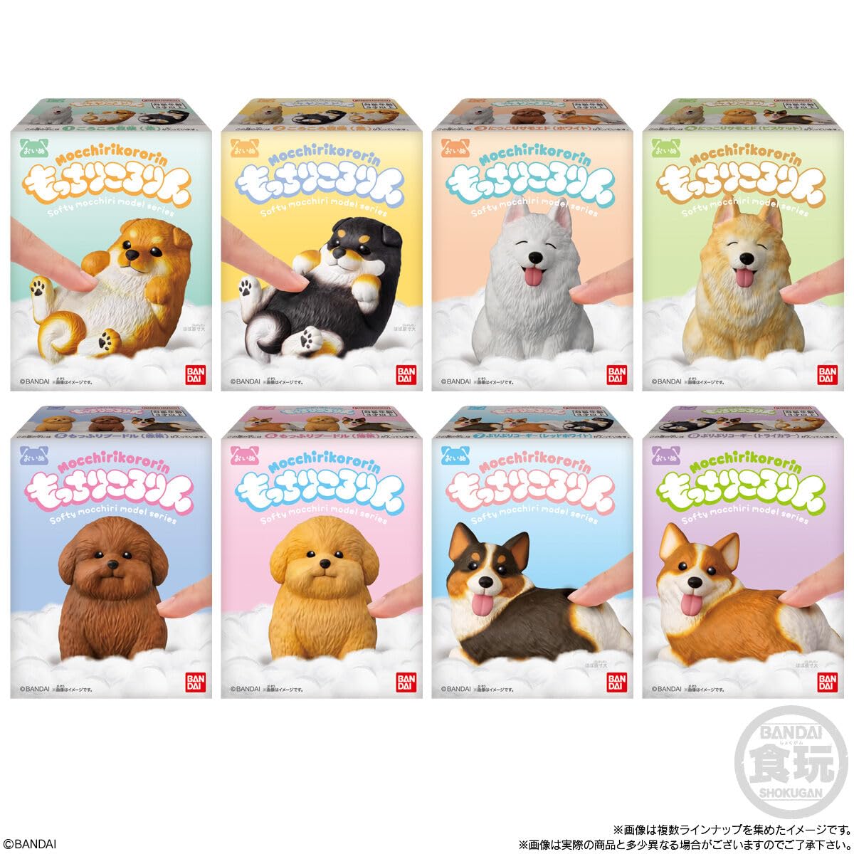 Amazon.co.jp: もっちりころりん♪ おいぬ 12個入りBOX (食玩) : 食品