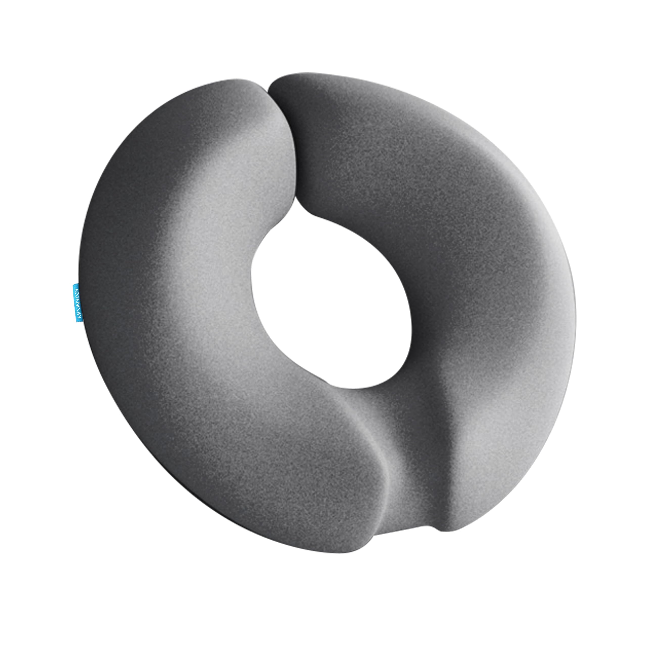 Donut Pillow Hemorrhoid Tailbone Cushion – Large Cushion for Pain Relief – Coccyx, Prostate, Sciatica, Pelvic Floor, Pressure Sores, Pregnancy, Postpartum Recovery