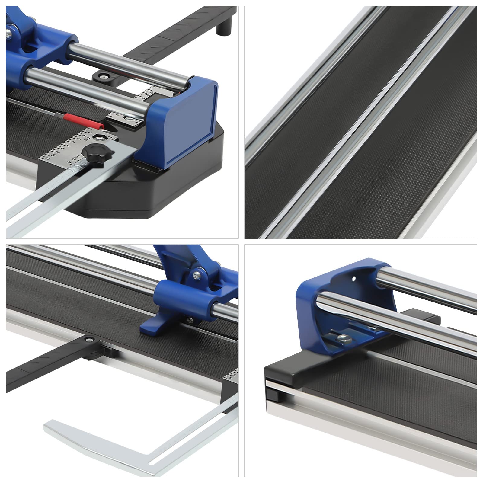 Máquina de corte manual de azulejos de 80 cm, doble riel y soportes manual con precisión de posicionamiento infrarrojo para corte de azulejos Preciser