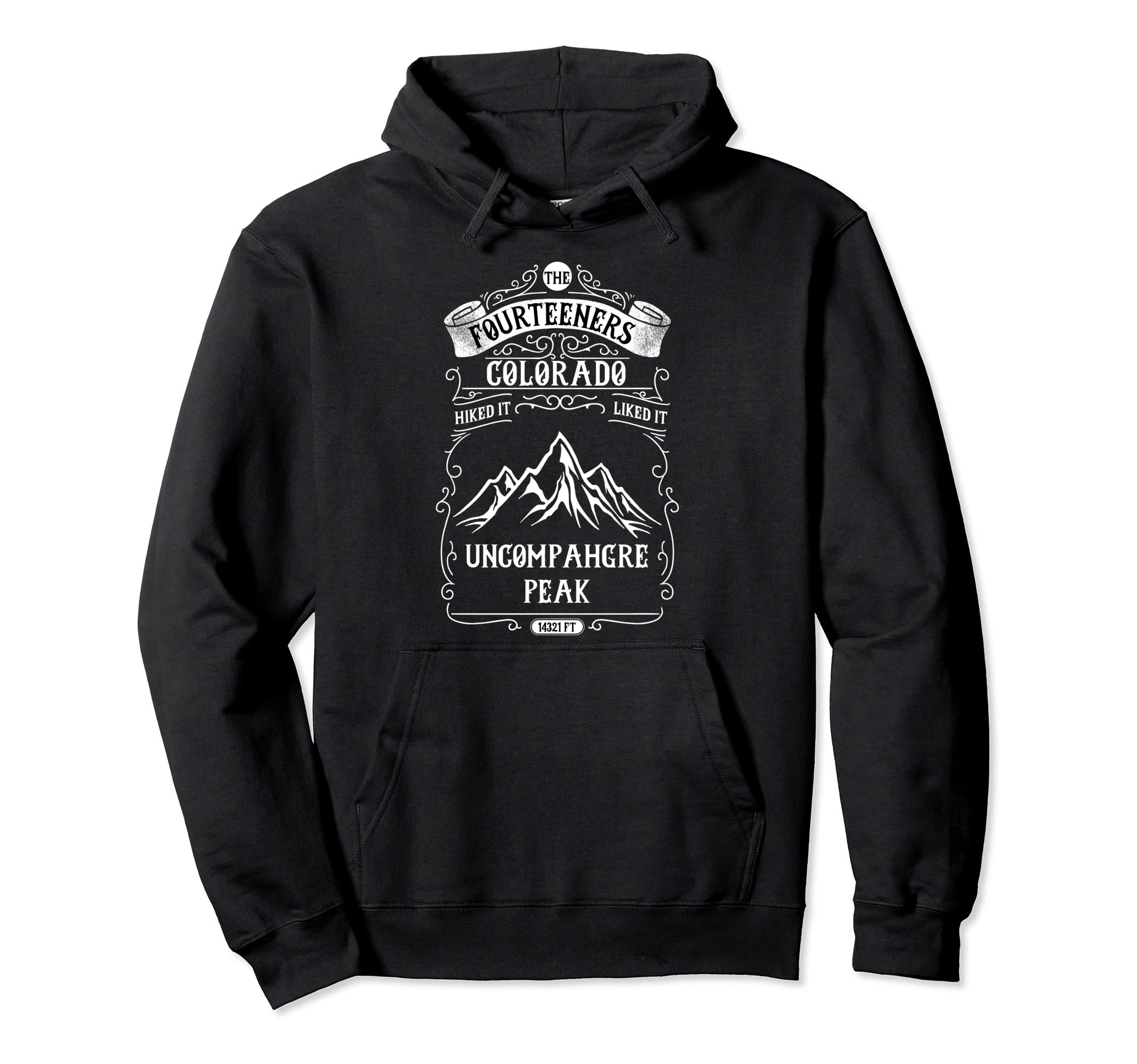 Colorado-Fourteeners-Hiking-Uncompahgre Peak Pullover Hoodie