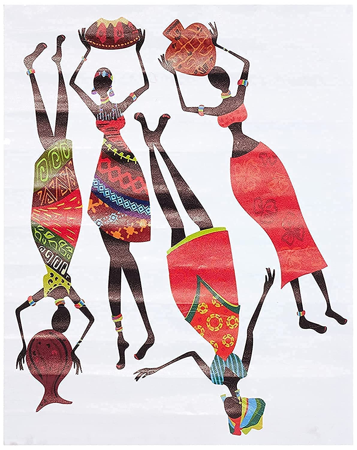 Decals Design  African Women Wall Sticker (PVC Vinyl, 50 cm x 70 cm, Black) (B019T1C8TQ) Amazon Price History, Amazon Price Tracker