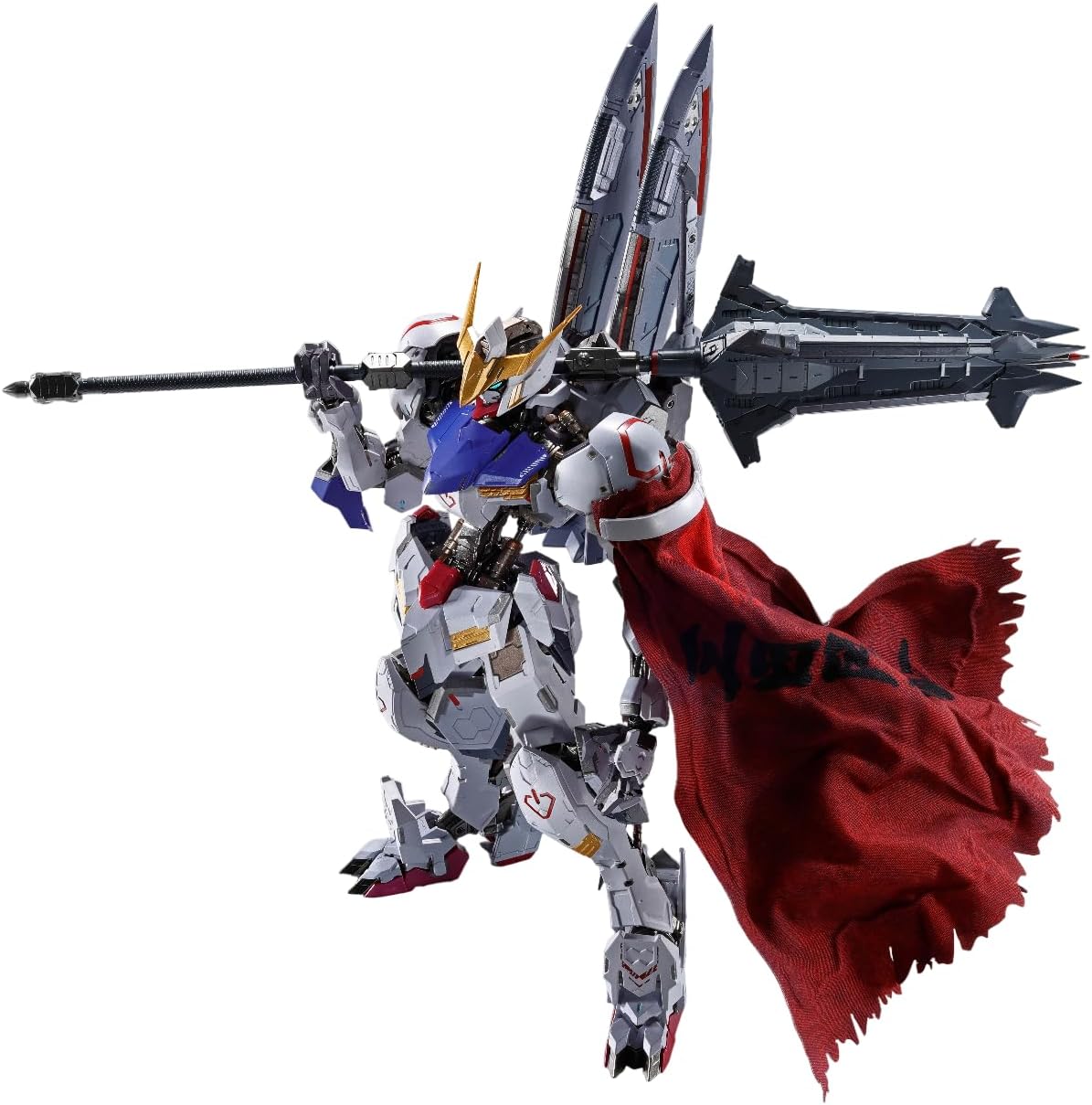 TAMASHII NATIONS - Mobile Suit Gundam: Iron-Blood Orphans - Gundam Barbatos (4th Form) + Boomerang Mace Metal Build Action Figure