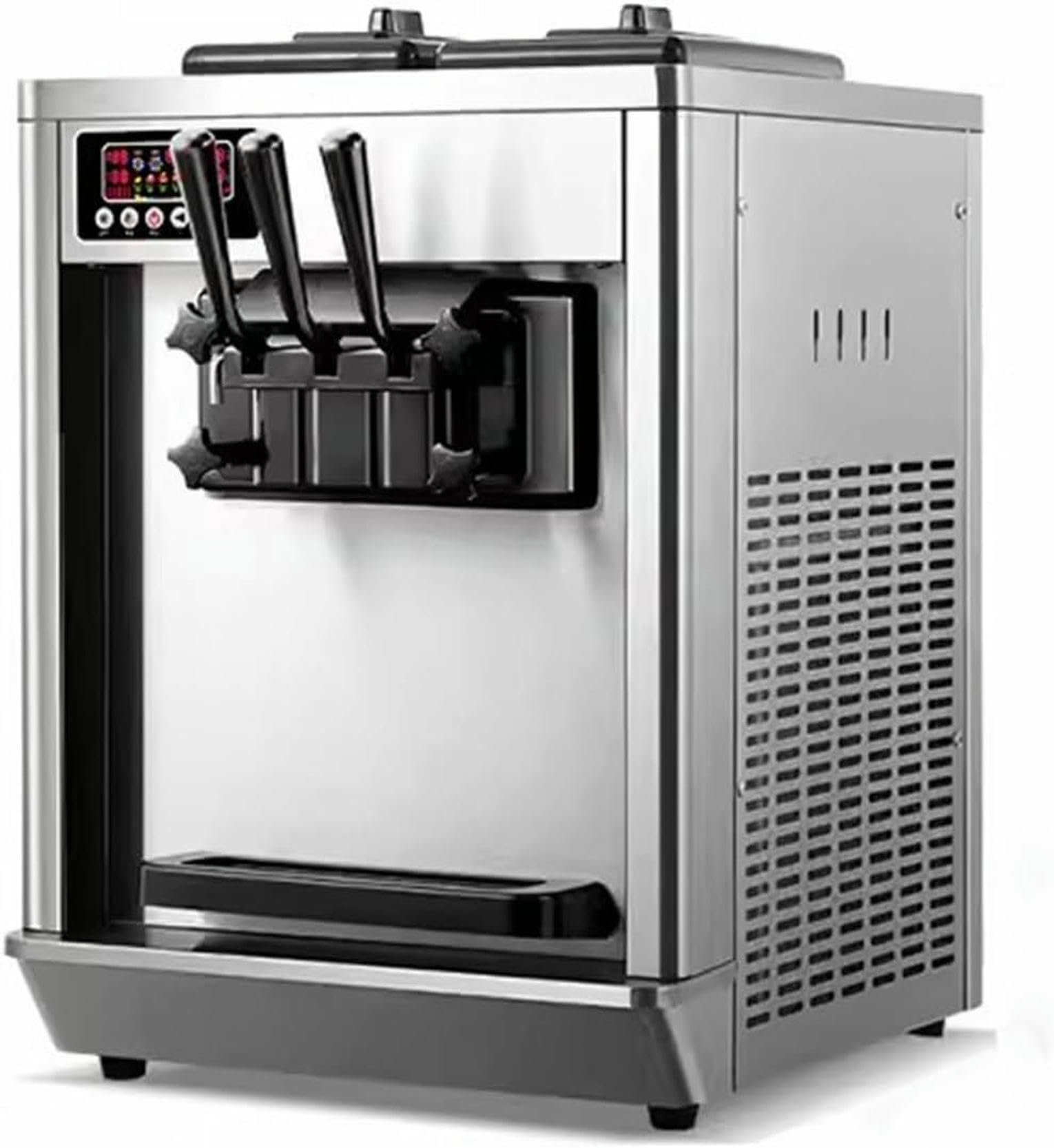 Ice Cream Machine for Home 22-30 L H Soft Ice Cream Machines Commercial Tricolor Desktop Sweet Cone Freezing