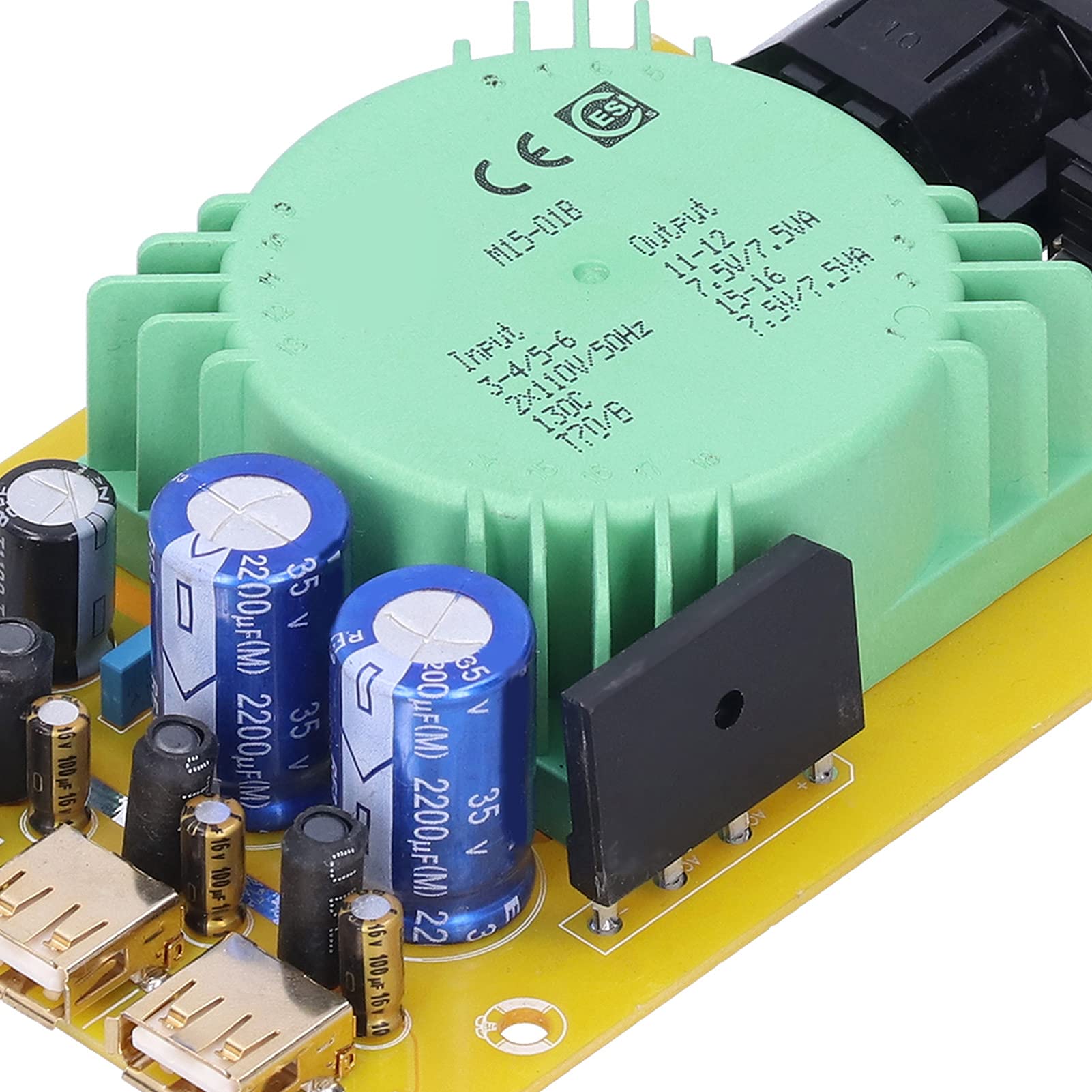 Moduł Regulatora 15VA Płyta Stabilizatora Napięcia PCB Podwójne Wyjście 230VAC Wejście do DC 5V USB 2.5A Moduł Zasilacza do Naprawy Stołu Testowego Elektroniki