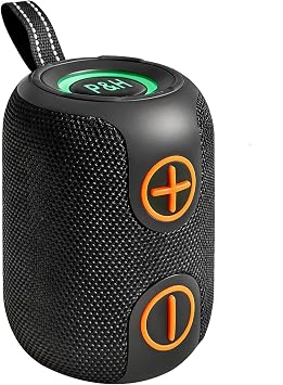 Portable Bluetooth Speaker Wireless with Lights, 8W Loud Stereo Sound, Small Outdoor Speaker for TWS Pairing, BT5.3, Home/Party/Outdoor/Beach/Gifts
