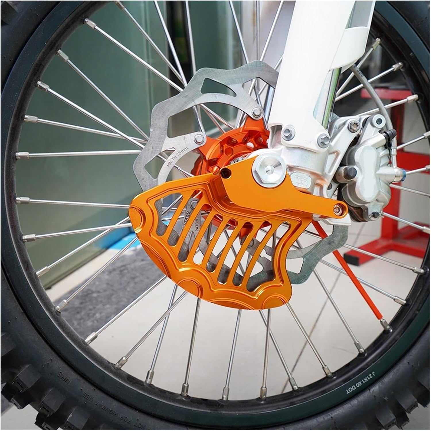 Fit for K-tm EXC 300 2016-2023 Front Brake Disc Guard EXC 380 SX 125 EXC-F 350 SXF 450 XC XCF XCW TPi SIX Days(Kit Orange)