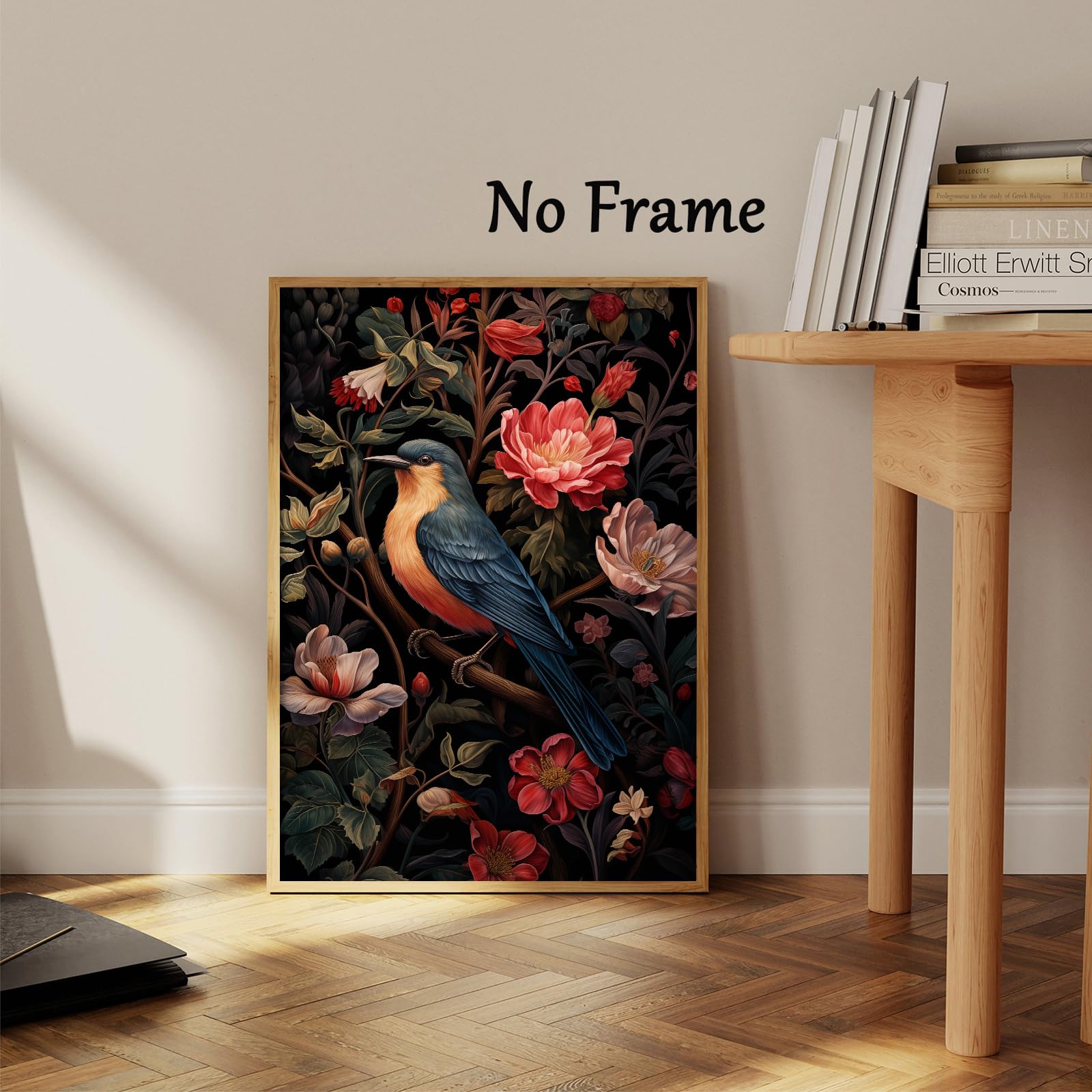 Amazon.com: Moody Birds Wall Art Canvas Gothic Animal Paintings