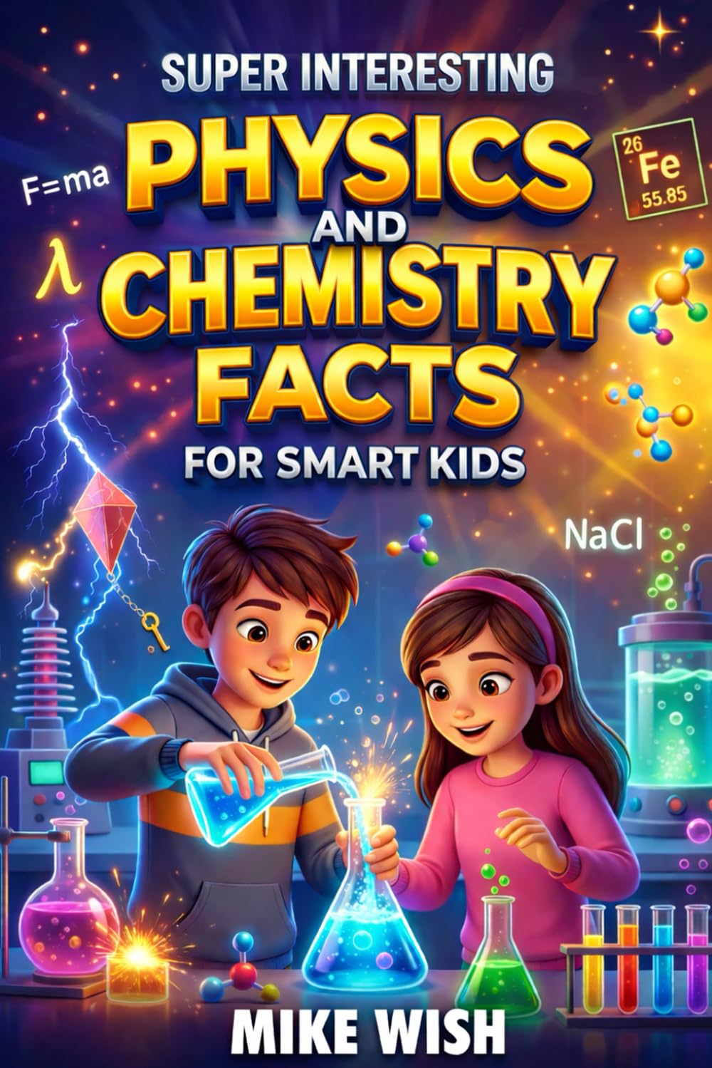 Super Interesting Physics and Chemistry Facts For Smart Kids: Science Book for Curious Boys & Girls Ages 8-12 | 400+ Crazy & Mind Blowing Discoveries, Inventions, & Stories (STEM Books for Kids)