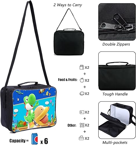 Miniatura 6 de Qushy Yoshi's Crafted World - Lonchera unisex para picnic (I)