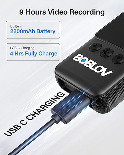 Miniatura 3 de BOBLOV Clips magnéticos para cámara desgastada por el cuerpo, solo para videocámara A23, dos piezas de clips