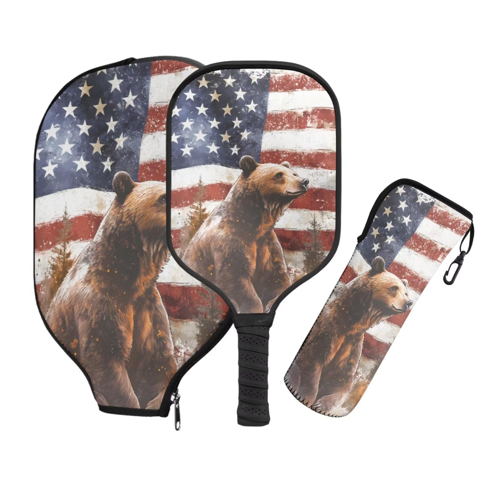 Set di 3 racchette da pickleball con custodia per pickleball, ideale come regalo per principianti