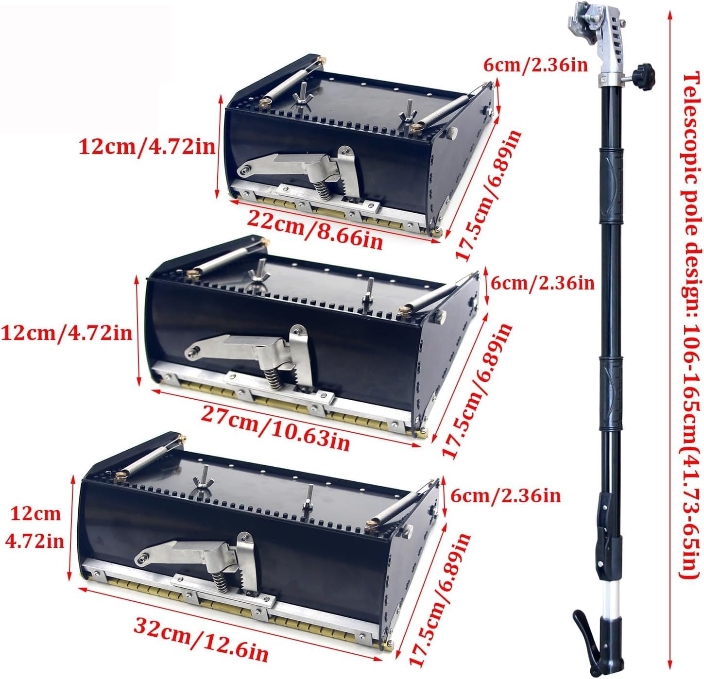 Strumento di finitura per cartongesso con manico estensibile regolabile per intonacare, raschiare e riparare pareti, perfetto per progetti fai da te e uso professionale
