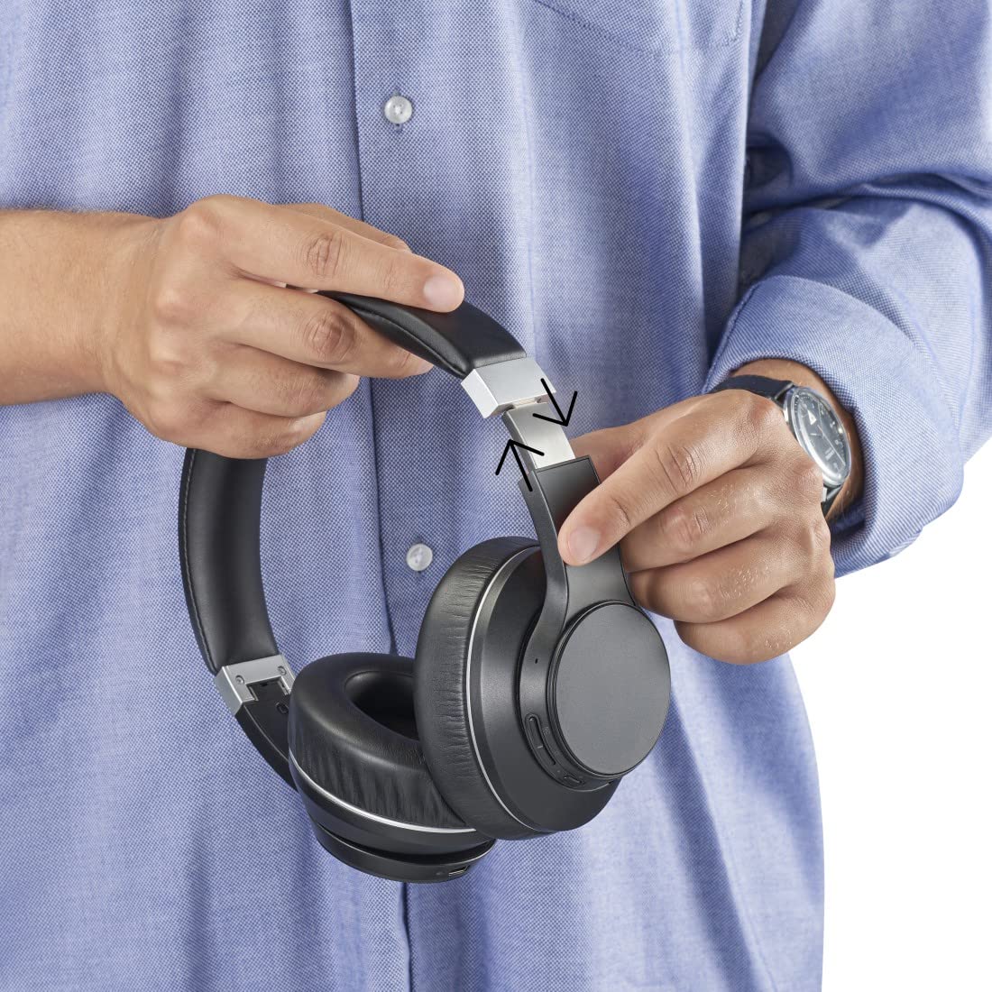 Hama Cuffie Bluetooth Passion Voyage (Over Ear, Cancelling del rumore, ricarica wireless, cuffie con microfono, con funzione touch, cuffie Bluetooth, cuscinetti auricolari) nero