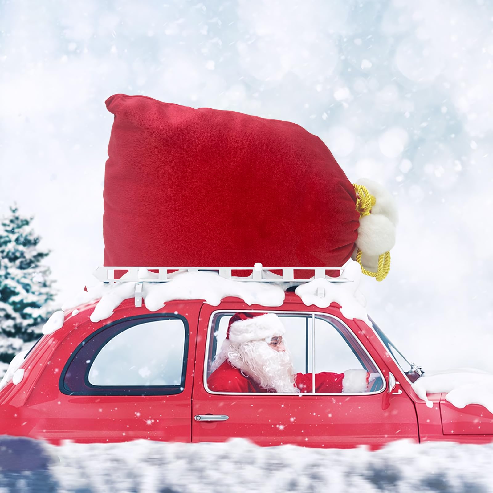 Jemgmonn Saco gigante de terciopelo de 70 x 58 pulgadas, bolsas de regalo de Navidad con cordón, reutilizable, envoltura de regalo de Navidad para bicicleta de regalo grande (rojo)