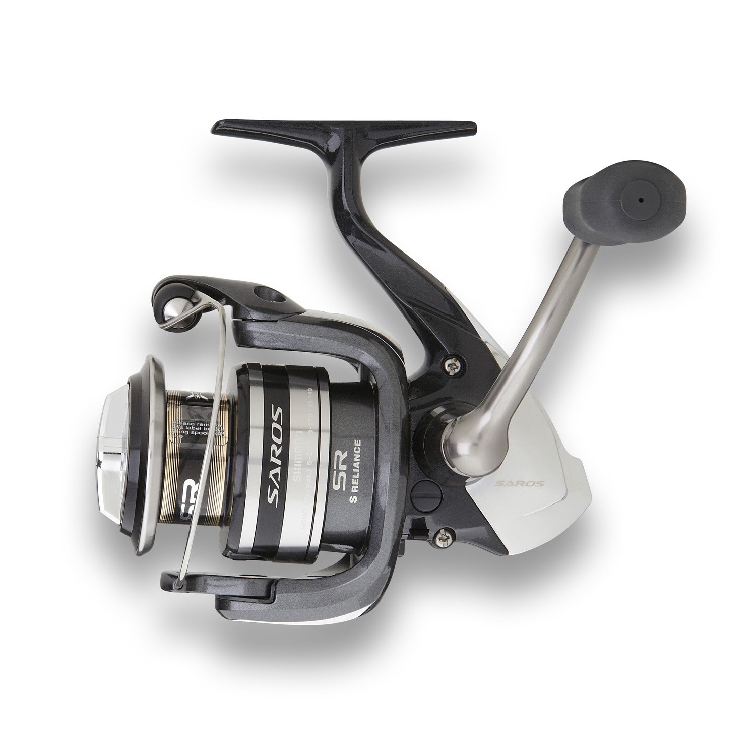 Shimano SAR3000FA Saros Spinning Fishing Reel, 6/230, 8/170, 10/140, Left/Right-Hand, Black Sports, Fitness & Outdoors