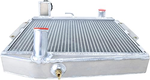 Miniatura 4 de Radiador para 1969 1970 Datsun 2000 Camión 1982CC 121Cu 2.0L L4 Gas, 4 filas Radiador de aluminio de rendimiento completo