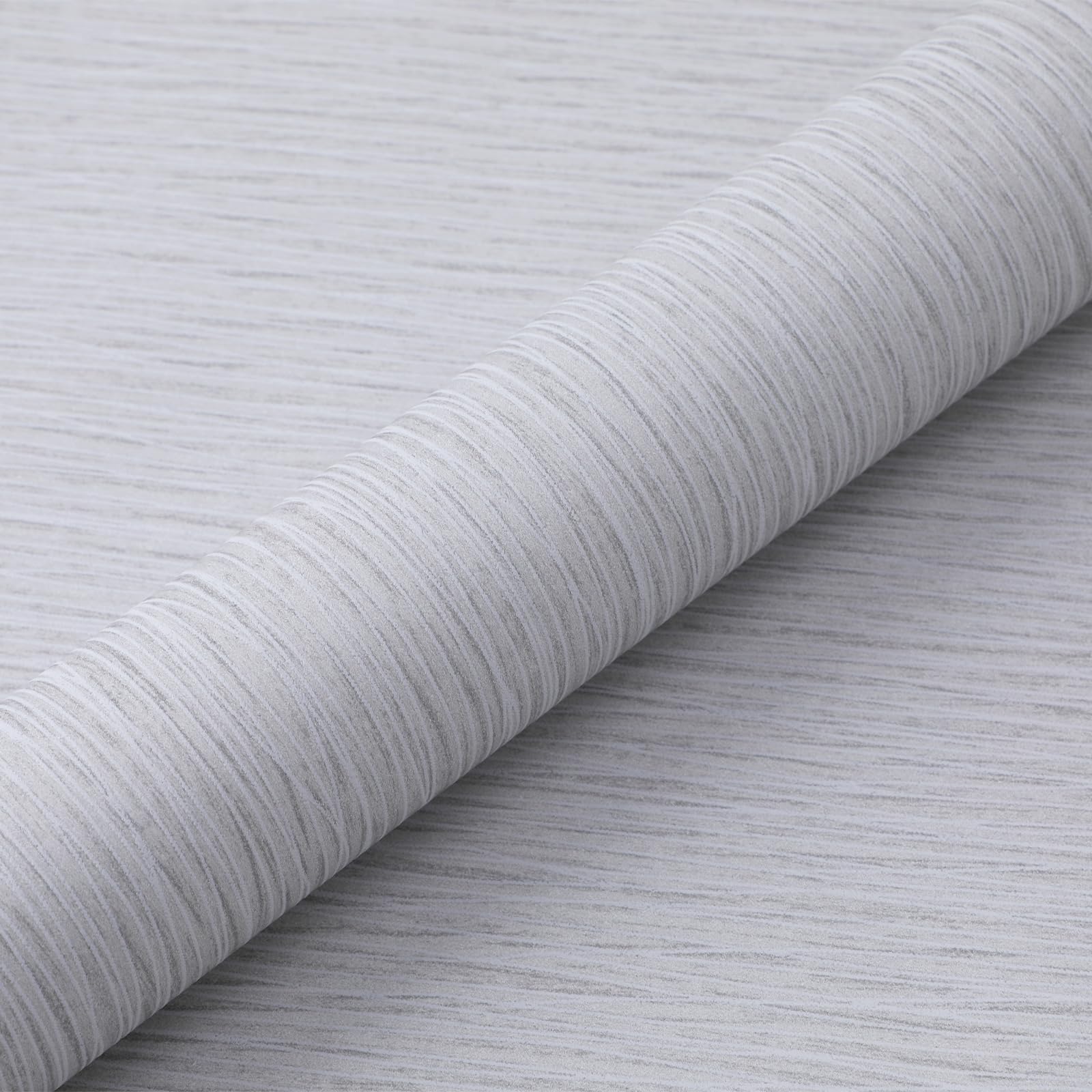 Anttyscar Striped Wallpaper Modern 3D Embossed Wallpapers Light Grey Mix Plain Thick Textured Wallpaper for Bedroom Adults Teenager Living Room Lounge Hallway Hall