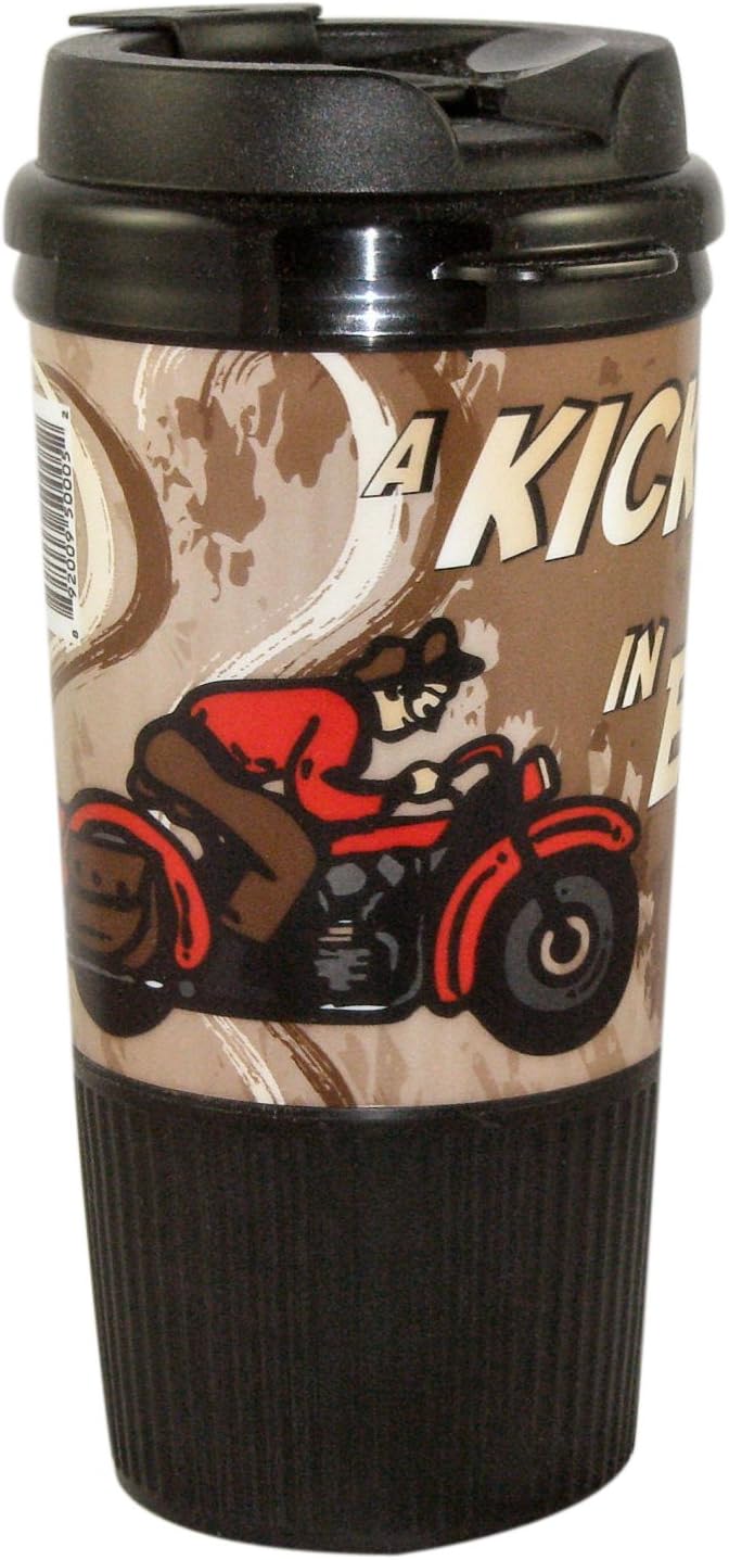 Busted Knuckle Garage 08-BKG-WTM-MC Insulated Motorcycle Travel Mug