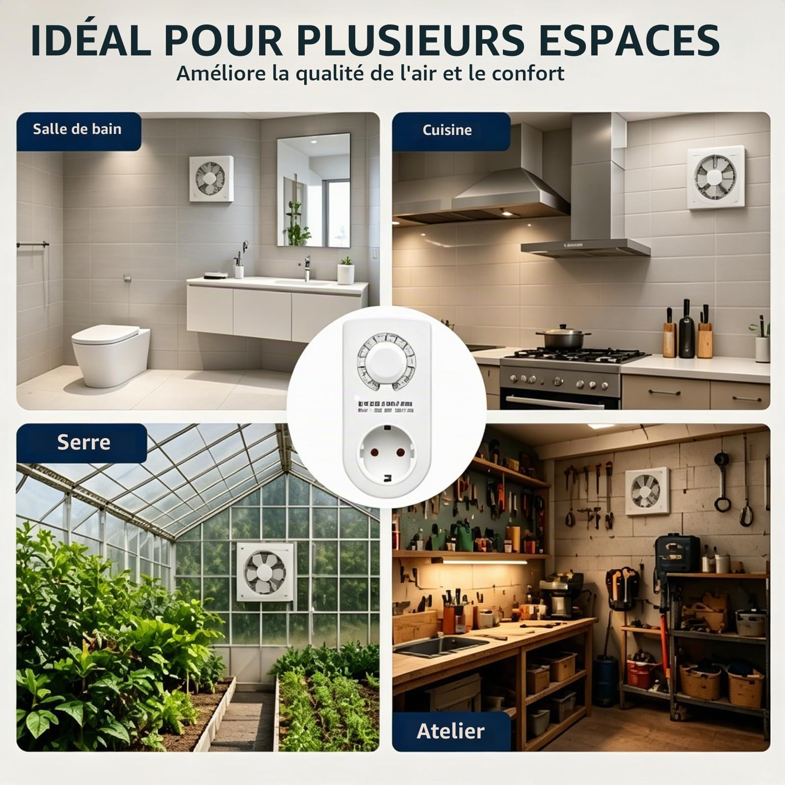 Variateur De Vitesse Pour Moteur 220v, Variateur De Vitesse Pour Ventilateur, Régulateur De Tension 1600w, Variateur De Vitesse Meuleuse D'angle, Für Ventilateur Extracteur Industriel Et Domestique