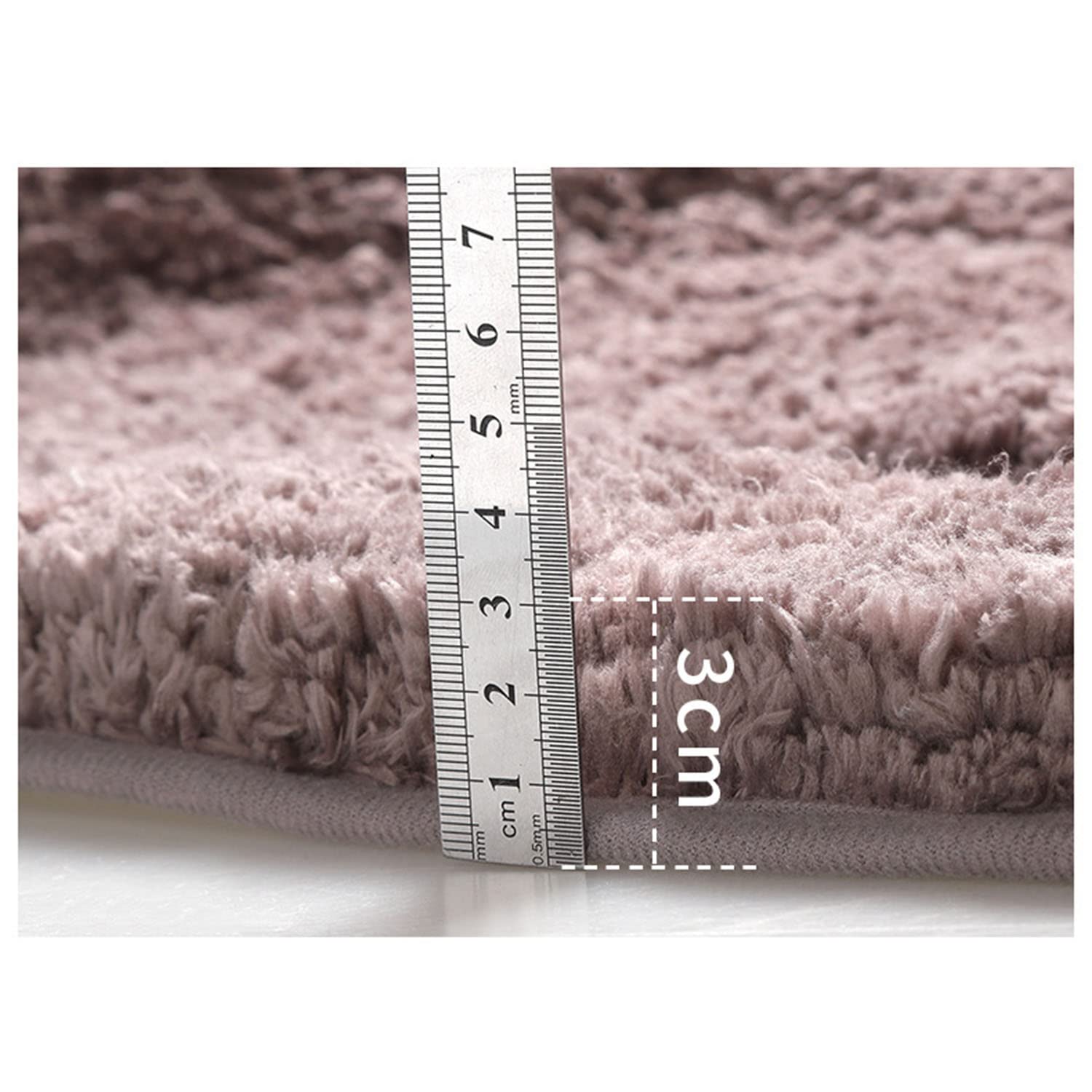 ZLZNX Badematte rutschfest Badteppich Badezimmerteppich Waschbar Badvorleger Badezimmermatte Weich Mikrofaser Duschvorleger Fußmatte Badezimmer Wohnzimmer,1,80cmx100cm