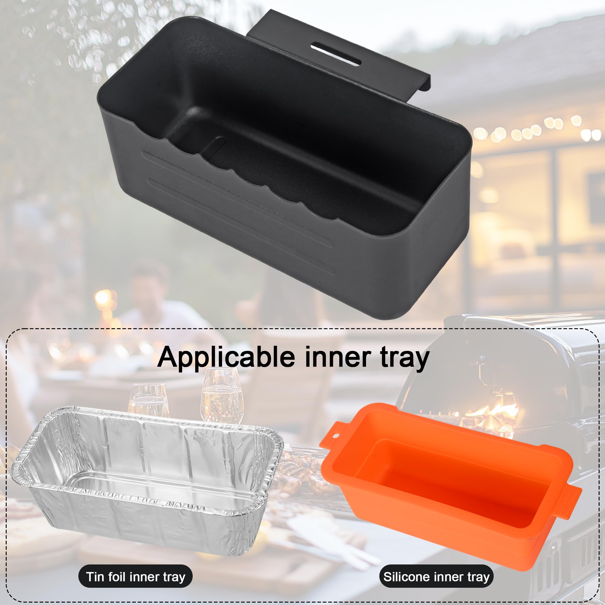 Fettauffangbehälter Für Blackstone Grill - Inklusive 10 Einlagen