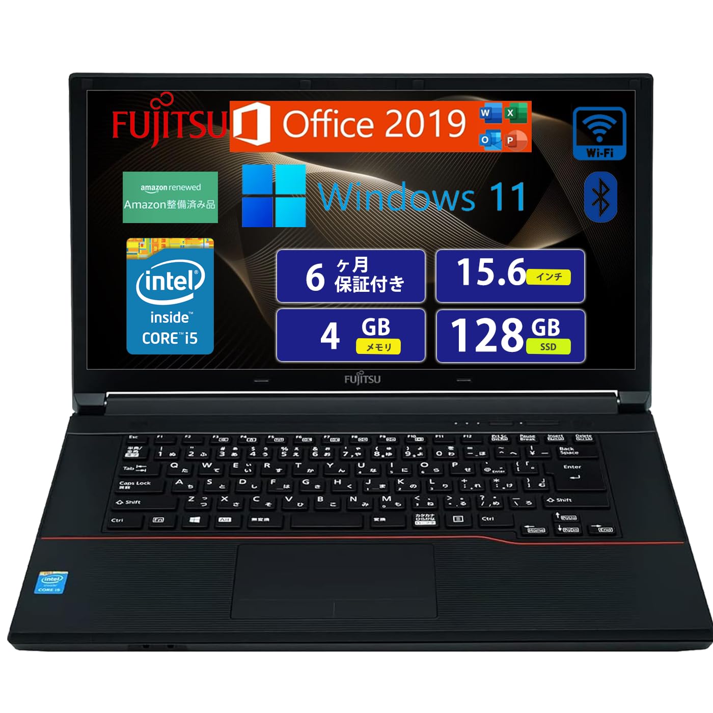みず 富士通 Lifebook A574/K-①　i5-4300M　快速 Amazon.co.jp: 【整備済み品】 富士通 ノートPC FUJI TSU