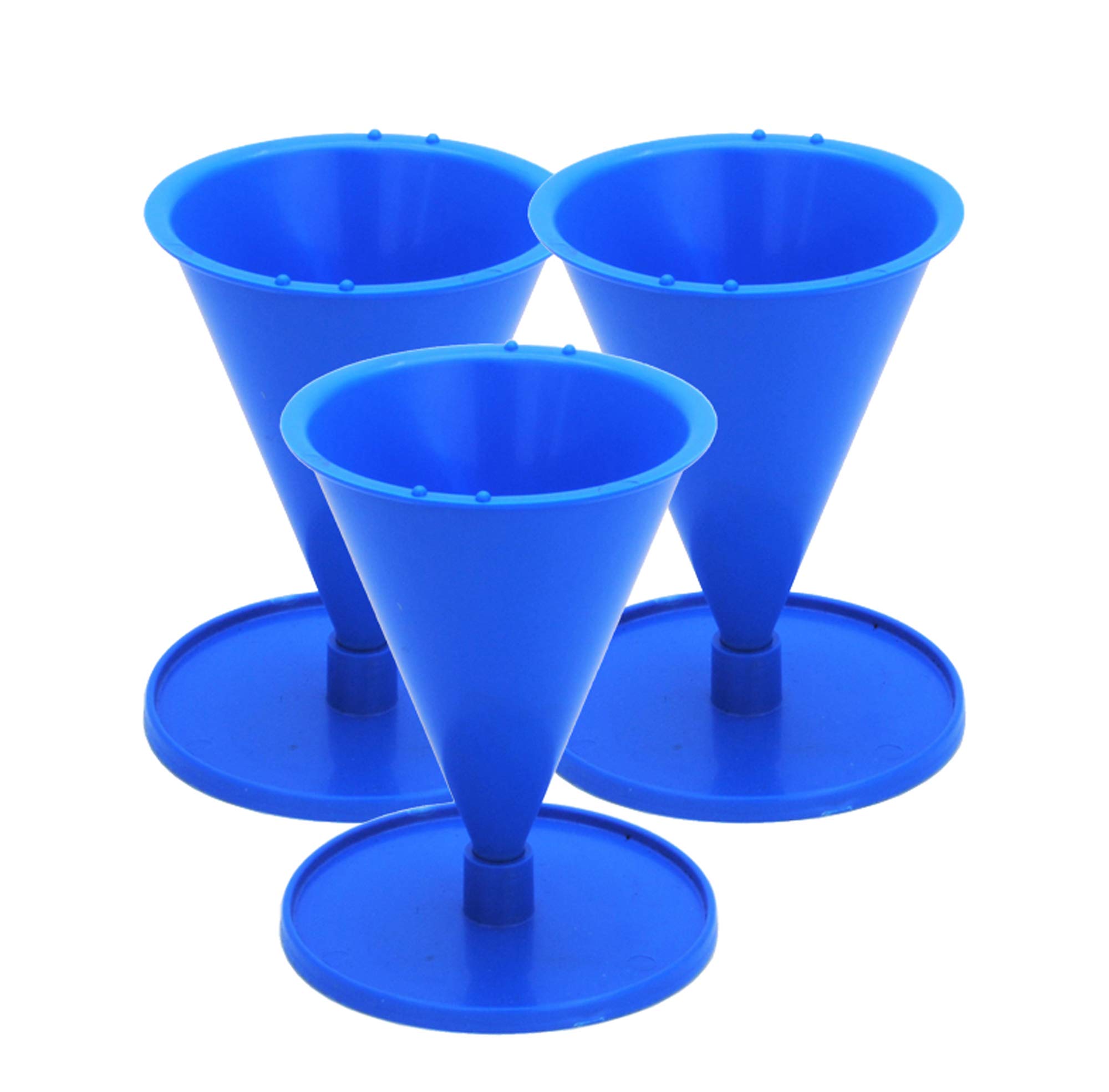 Proops Candle Mould Cone Shape, 4.5" Tall with Base/Stand, Set of 3. UK Made. S7640). Free UK Postage