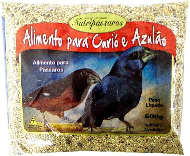 Mistura para Pássaros com Mel Curió e Azulão 500g