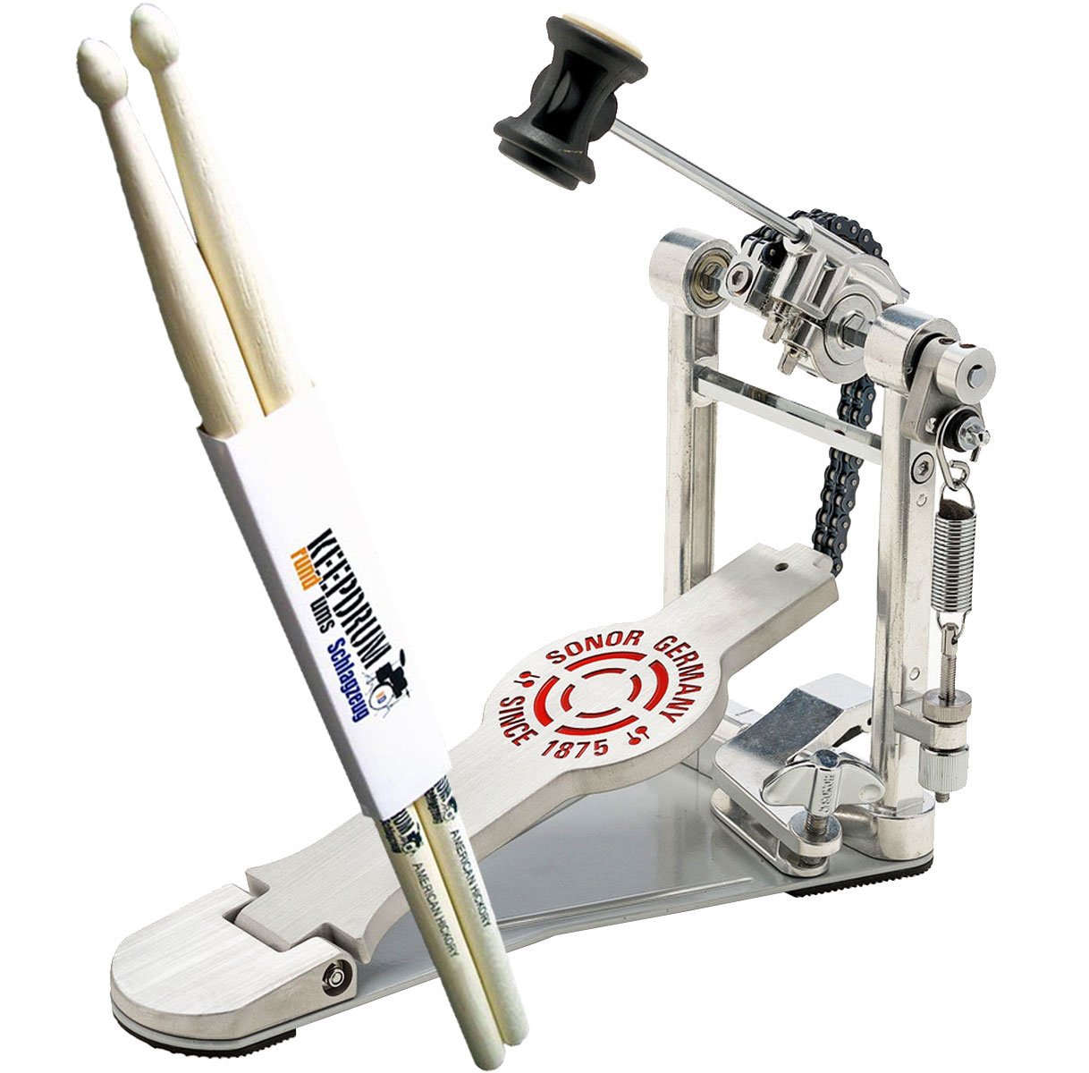 Sonor SP 4000 - Pedale per grancassa + bacchette.
