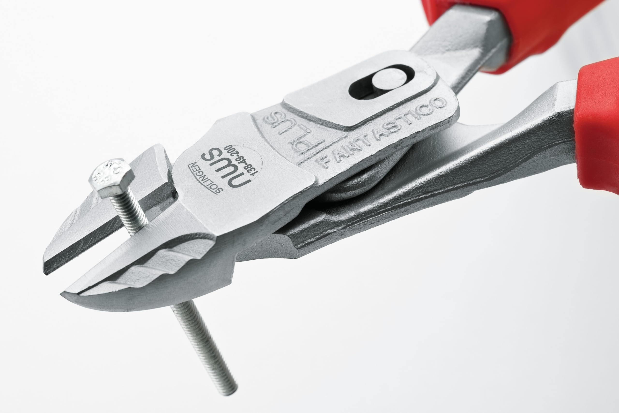 NWS FantasticoPlus VDE Hebel-Kraft-Seitenschneider 200 mm, induktiv gehärtete Schneiden, ergonomischer SoftGripp-Griff, Chrom-Vanadium Stahl, VDE-Zulassung nach DIN EN/IEC 60900