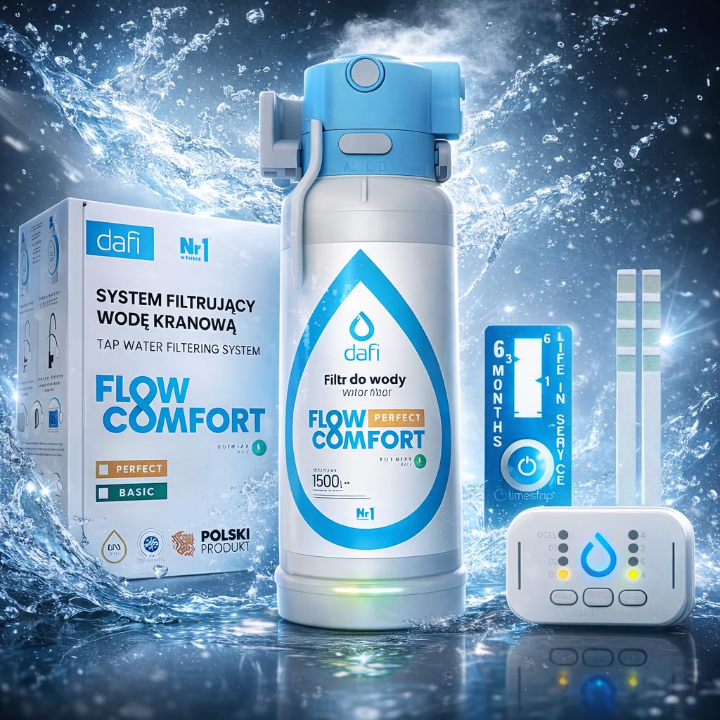 3-drożna bateria kuchenna Venom Pull-Out z systemem filtra wody Flow Comfort, wyciągana słuchawka, obracana o 360°, montaż jednootworowy, mosiądz, do zimnej i ciepłej i filtrowanej wody (złota)
