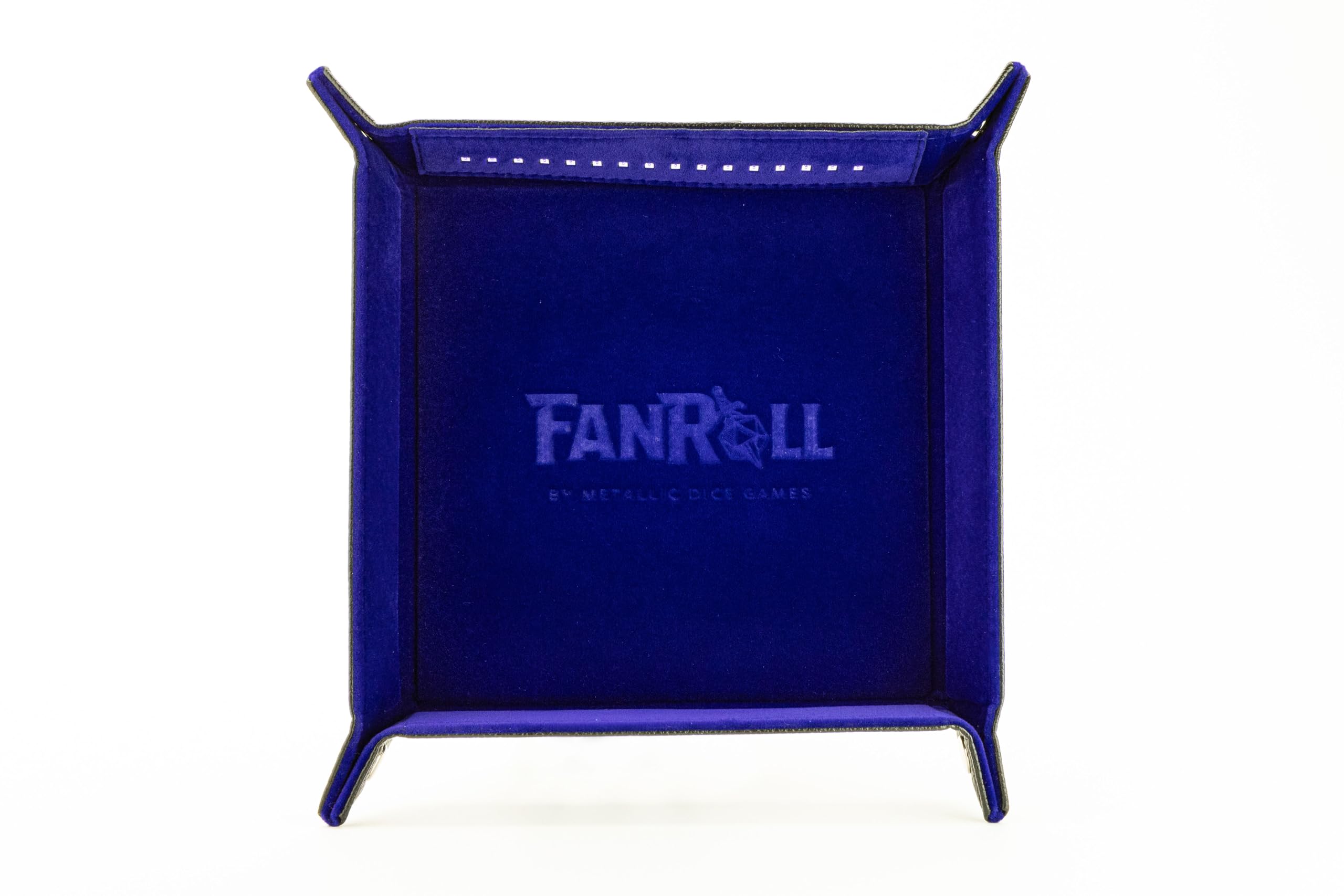 Fanroll - Blacklight Dice Tray with D20 - Black
