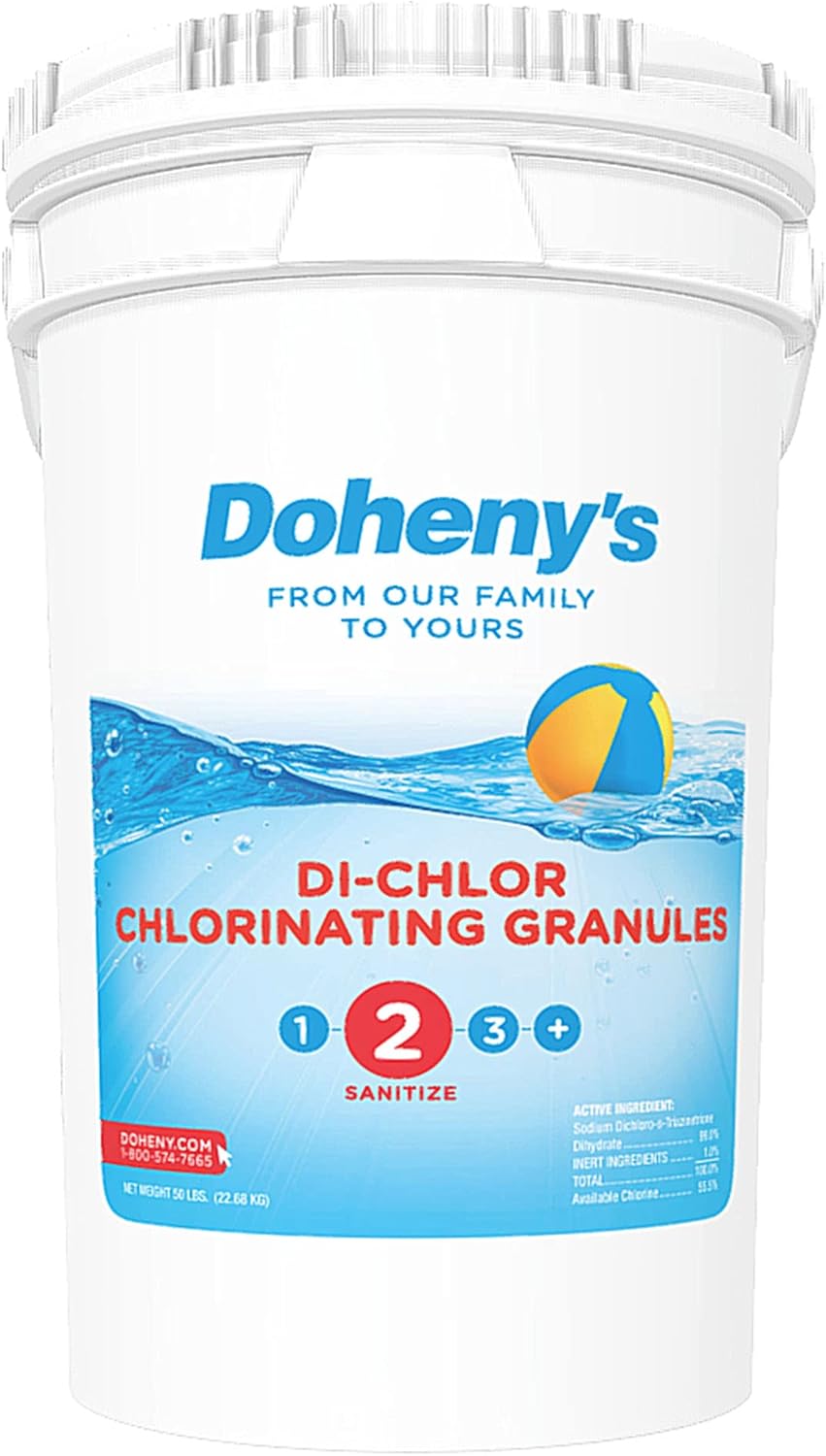 Doheny's DiChlor Granular Chlorine ProGrade 3in1