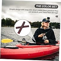 Vista 4 de 1 par de remos cubierta antideslizante herramienta bicicleta guantes de silicona guantes de bicicleta envolturas de silicona equipo kayak kayak