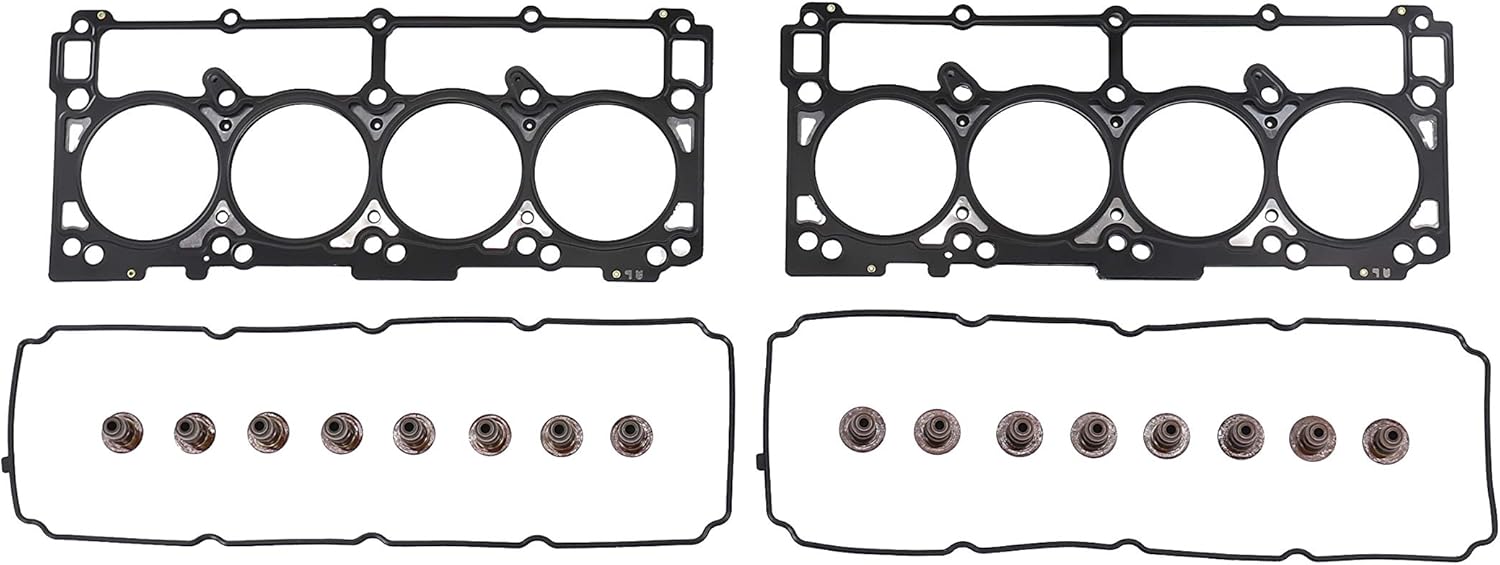 DNJ HGS1162 Head Gasket Set for 2005-2010 Chrysler, Dodge, Jeep 300, Challenger, Charger 6.1L V8 16V OHV 6059cc