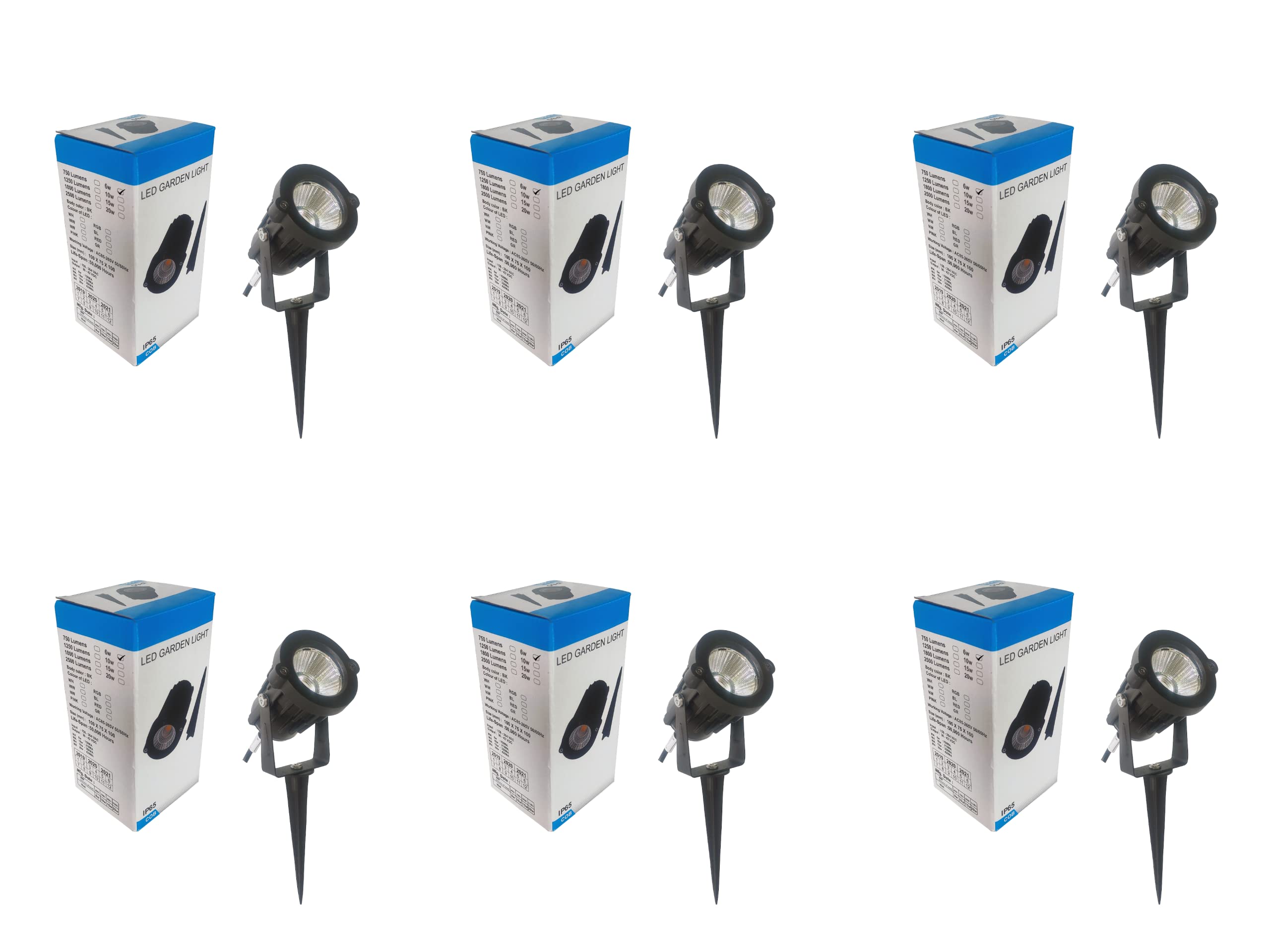 Technobeam 6 Watt Outdoor Garden Spike Light Spot Light Warm White 3000k, LED Landscape Lighting for Yard, Garden, IP65 Waterproof, Pack of 6 (B0B7561B2T) Amazon Price History, Amazon Price Tracker
