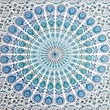 Diseño étnico: dale un rico y agradable toque étnico al techo o pared de tu habitación, comedor, sala de dibujo o tu cama.Es parte de la orgullosa cultura tradicional india.Estos Tapices son una obra de arte conversacional.