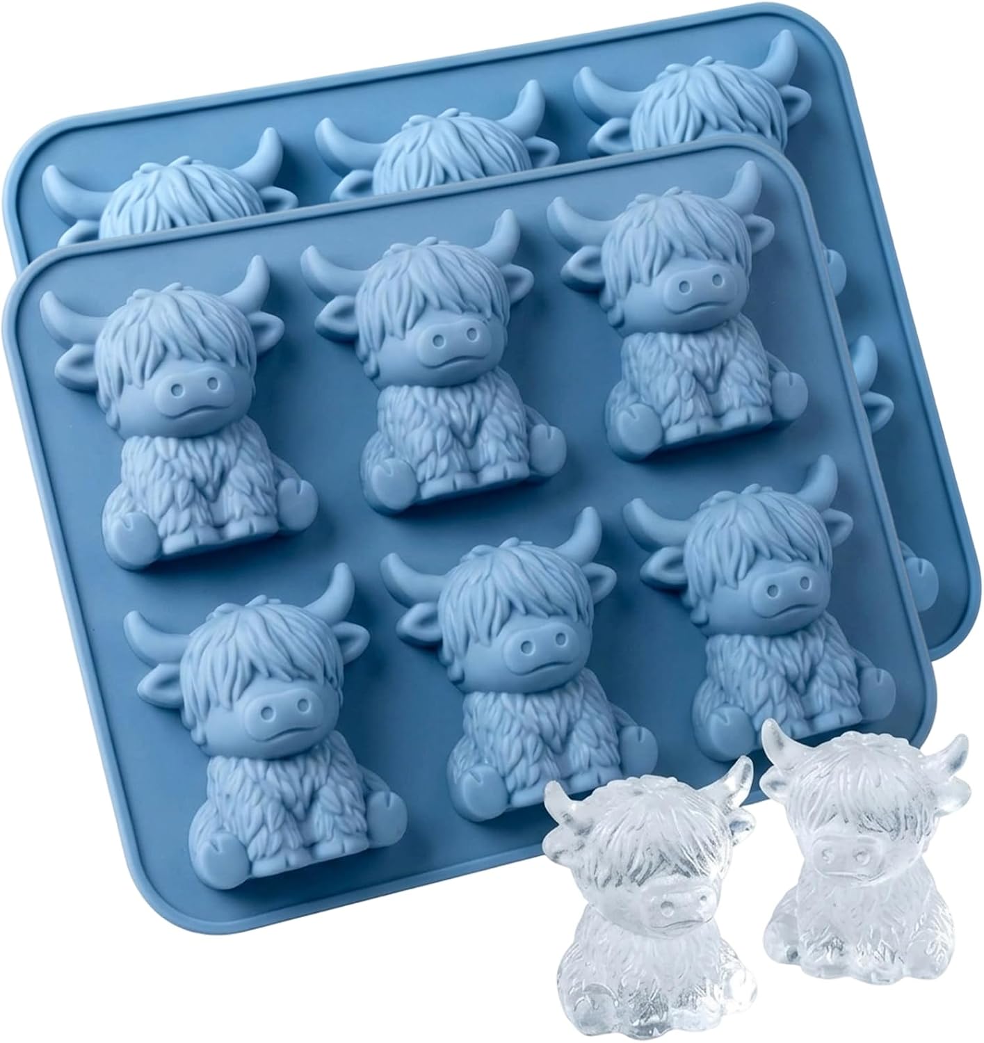 Molde para cubitos de hielo con diseño vaca montañesa