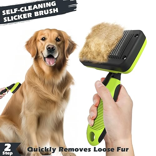 Miniatura 5 de 3 cepillos para perros I cepillo para perros para derramar, cepillo de baño para perros, cepillo deslizante para perros, peine para perros,